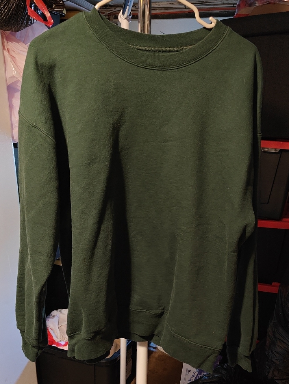 Hanes Dark Green Crewneck Sweatshirt